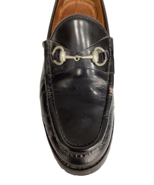GUCCI（グッチ）GUCCI (グッチ) ビットローファー ブラック サイズ:36１/２の古着・服飾アイテム