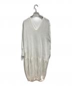 45Rフォーティファイブ・アール）の古着「コットンニットコクーンワンピース」｜ホワイト