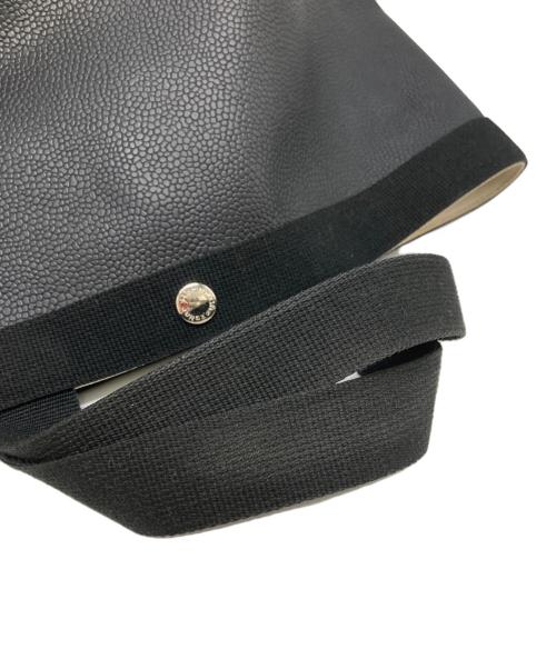 Herve Chapelier（エルベシャプリエ）Herve Chapelier (エルベシャプリエ) リュクス舟型レザートートバッグ/	707GP SQUARE BASE TOTE BAG ノワール?ノワールの古着・服飾アイテム
