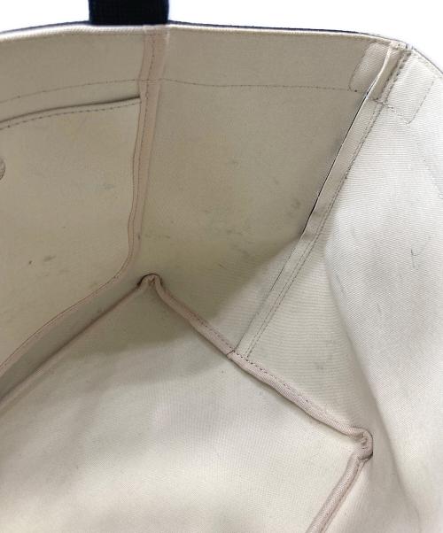 Herve Chapelier（エルベシャプリエ）Herve Chapelier (エルベシャプリエ) リュクス舟型レザートートバッグ/	707GP SQUARE BASE TOTE BAG ノワール?ノワールの古着・服飾アイテム