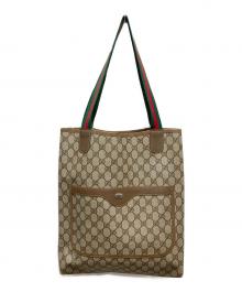 GUCCI（グッチ）の古着「GGスプリームシェリーライントートバッグ」｜ブラウン