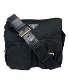 PRADAプラダ）の古着「ナイロンショルダーバッグ」｜ブラック