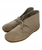 CLARKSクラークス）の古着「チャッカーブーツ/DESERT BOOT」｜ベージュ