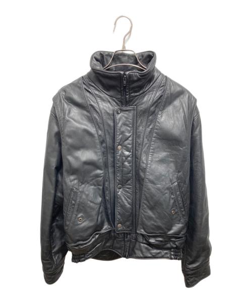 Golden Bear（ゴールデンベア）Golden Bear (ゴールデンベア) レザージャケット ブラック サイズ:46の古着・服飾アイテム