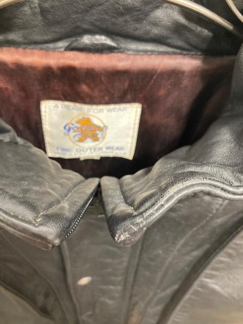 Golden Bear（ゴールデンベア）Golden Bear (ゴールデンベア) レザージャケット ブラック サイズ:46の古着・服飾アイテム