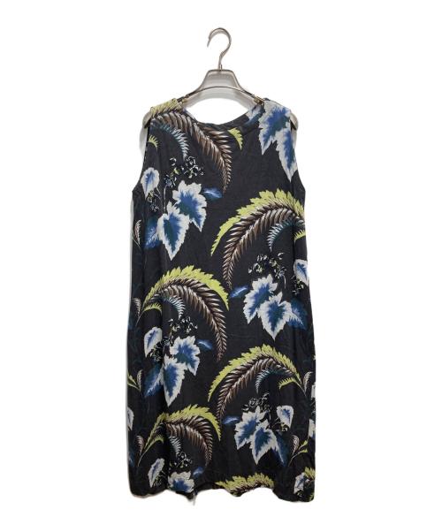 45rpm（45アールピーエム）45rpm (45アールピーエム) ボタニカル染ワンピース グレー サイズ:3の古着・服飾アイテム