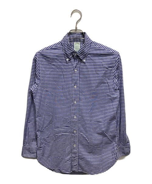BROOKS BROTHERS（ブルックスブラザーズ）BROOKS BROTHERS (ブルックスブラザーズ) ボタンダウンシャツ/MAKERS ブルー サイズ:15-32の古着・服飾アイテム