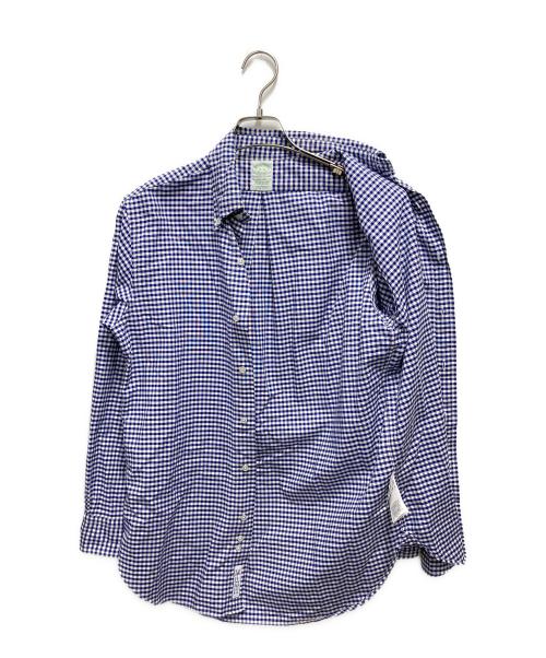 BROOKS BROTHERS（ブルックスブラザーズ）BROOKS BROTHERS (ブルックスブラザーズ) ボタンダウンシャツ/MAKERS ブルー サイズ:15-32の古着・服飾アイテム