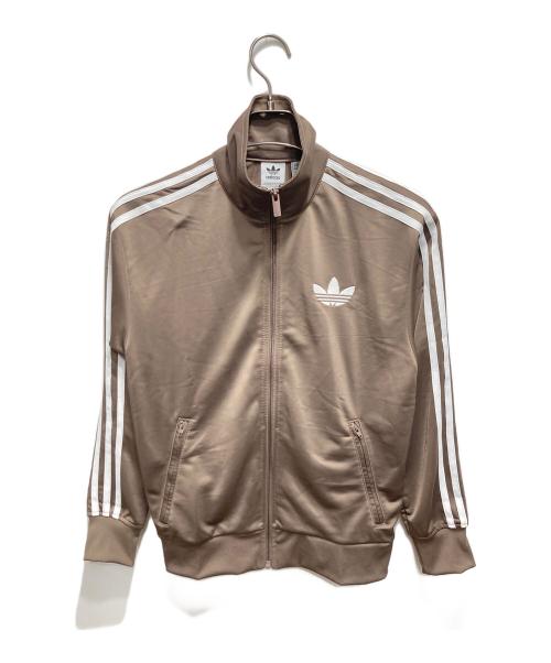 adidas（アディダス）adidas (アディダス) アディカラー クラシック ファイヤーバード ルーズ トラックトップ ブラウン サイズ:XSの古着・服飾アイテム