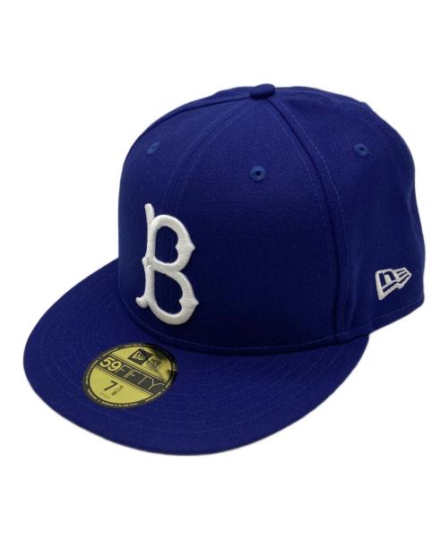 New Era（ニューエラ）New Era (ニューエラ) 59FIFTY Jackie Robinson Day 2023 ブルックリン・ドジャース グレーアンダーバイザー ネイビーの古着・服飾アイテム