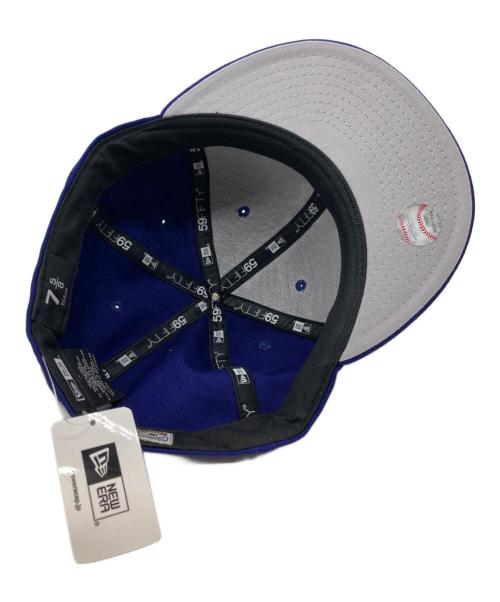 New Era（ニューエラ）New Era (ニューエラ) 59FIFTY Jackie Robinson Day 2023 ブルックリン・ドジャース グレーアンダーバイザー ネイビーの古着・服飾アイテム