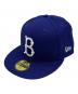 New Era（ニューエラ）の古着「59FIFTY Jackie Robinson Day 2023 ブルックリン・ドジャース グレーアンダーバイザー」｜ネイビー