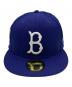 New Era (ニューエラ) 59FIFTY Jackie Robinson Day 2023 ブルックリン・ドジャース グレーアンダーバイザー ネイビー：4000円