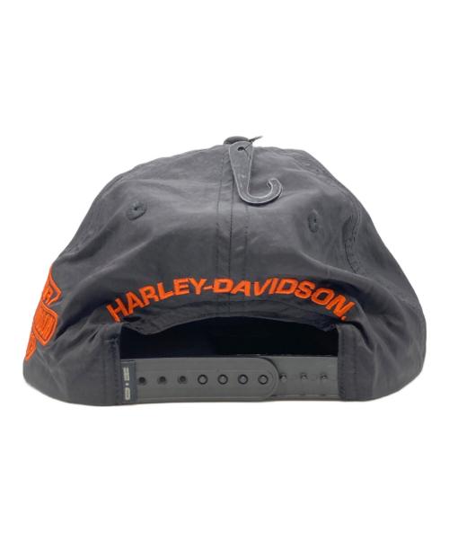 HARLEY-DAVIDSON（ハーレーダビッドソン）HARLEY-DAVIDSON (ハーレーダビッドソン) Hat-Woven- Black Beauty  オレンジの古着・服飾アイテム