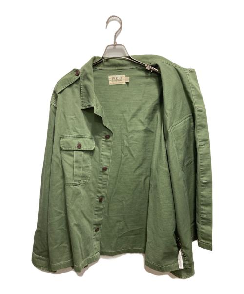 Denim & Supply Ralph Lauren（デニム＆サプライ ラルフローレン）Denim & Supply Ralph Lauren (デニム＆サプライ ラルフローレン) ミリタリージャケット グリーン サイズ:XXLの古着・服飾アイテム
