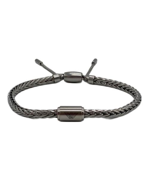 EMPORIO ARMANI（エンポリオ アルマーニ）EMPORIO ARMANI (エンポリオアルマーニ) トロールビーズシルバーブレスレット シルバーの古着・服飾アイテム