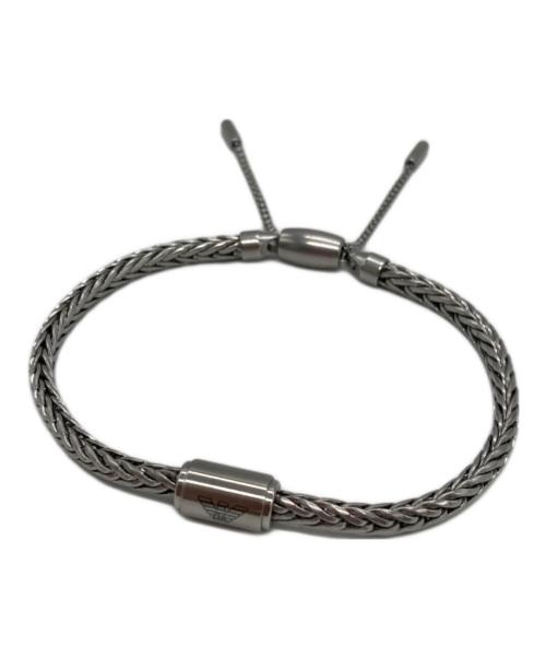 EMPORIO ARMANI（エンポリオ アルマーニ）EMPORIO ARMANI (エンポリオアルマーニ) トロールビーズシルバーブレスレット シルバーの古着・服飾アイテム