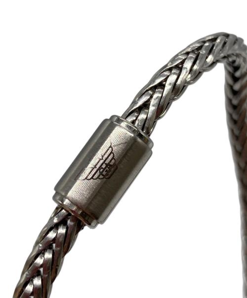 EMPORIO ARMANI（エンポリオ アルマーニ）EMPORIO ARMANI (エンポリオアルマーニ) トロールビーズシルバーブレスレット シルバーの古着・服飾アイテム