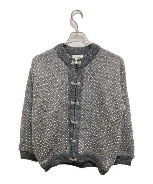 L.L.Bean（エルエルビーン）L.L.Bean (エルエルビーン) ノルディックカーディガン グレー サイズ:Mの古着・服飾アイテム