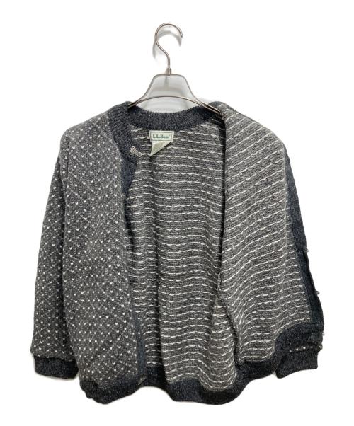 L.L.Bean（エルエルビーン）L.L.Bean (エルエルビーン) ノルディックカーディガン グレー サイズ:Mの古着・服飾アイテム