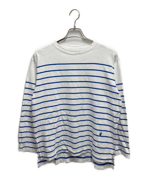 45R（フォーティファイブ・アール）45R (フォーティファイブ・アール) バスクボーダーの908Tシャツ ホワイト×ブルー サイズ:1の古着・服飾アイテム