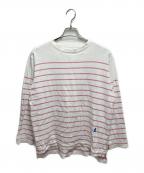 45Rフォーティファイブ・アール）の古着「バスクボーダーの908Tシャツ」｜ピンク