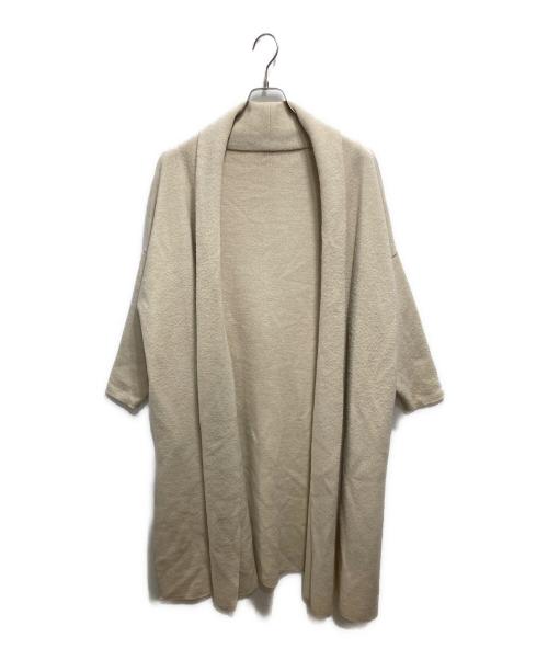 MUSE（ミューズ）MUSE (ミューズ) スムースニットガウンコート ベージュ サイズ:表記なしの古着・服飾アイテム