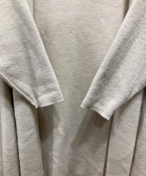 MUSE（ミューズ）MUSE (ミューズ) スムースニットガウンコート ベージュ サイズ:表記なしの古着・服飾アイテム