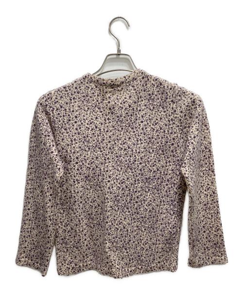 45rpm（45アールピーエム）45rpm (45アールピーエム) 小花柄カーディガン パープル サイズ:１の古着・服飾アイテム