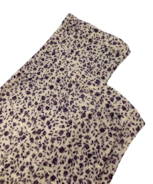 45rpm（45アールピーエム）45rpm (45アールピーエム) 小花柄カーディガン パープル サイズ:１の古着・服飾アイテム