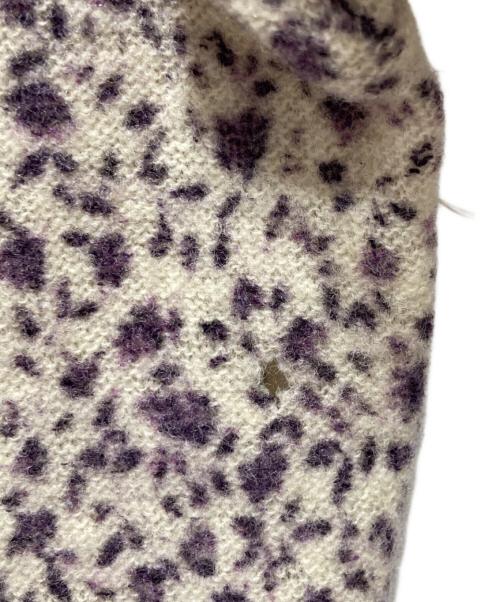 45rpm（45アールピーエム）45rpm (45アールピーエム) 小花柄カーディガン パープル サイズ:１の古着・服飾アイテム