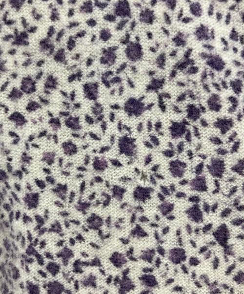 45rpm（45アールピーエム）45rpm (45アールピーエム) 小花柄カーディガン パープル サイズ:１の古着・服飾アイテム