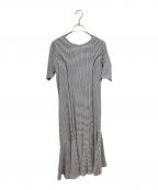 furfurファーファー）の古着「半袖ワンピース」｜ブラック