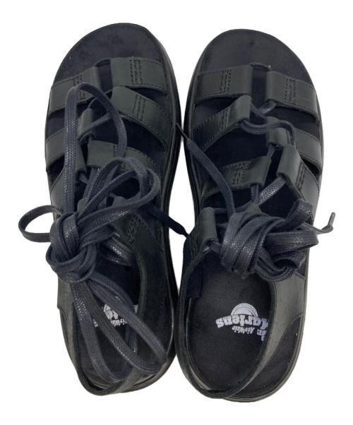 Dr.Martens（ドクターマーチン）Dr.Martens (ドクターマーチン) KRISTINA／レースアップサンダル ブラック サイズ:UK5の古着・服飾アイテム