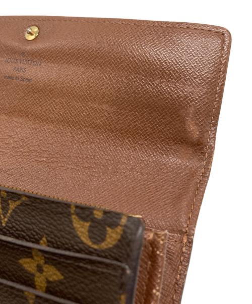 LOUIS VUITTON（ルイ ヴィトン）LOUIS VUITTON (ルイ ヴィトン) モノグラム ポルトフォイユ・サラ 長財布 ブラウンの古着・服飾アイテム