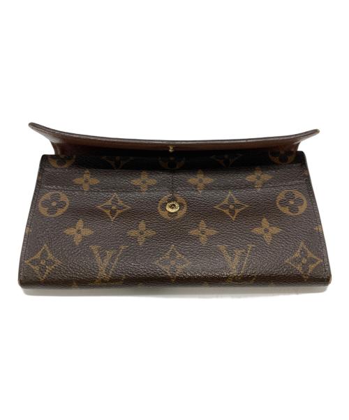 LOUIS VUITTON（ルイ ヴィトン）LOUIS VUITTON (ルイ ヴィトン) モノグラム ポルトフォイユ・サラ 長財布 ブラウンの古着・服飾アイテム