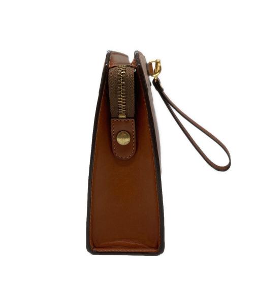 SOMES SADDLE（ソメスサドル）SOMES SADDLE (ソメスサドル) クラッチバッグ　セカンドバッグ ブラウンの古着・服飾アイテム