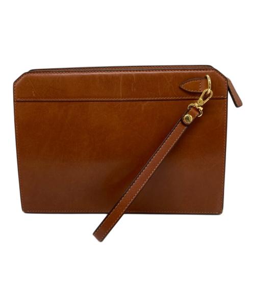 SOMES SADDLE（ソメスサドル）SOMES SADDLE (ソメスサドル) クラッチバッグ　セカンドバッグ ブラウンの古着・服飾アイテム