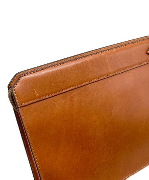 SOMES SADDLE（ソメスサドル）SOMES SADDLE (ソメスサドル) クラッチバッグ　セカンドバッグ ブラウンの古着・服飾アイテム