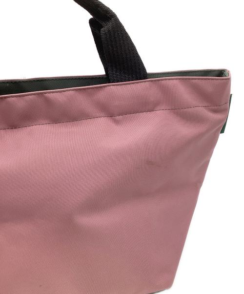 Herve Chapelier（エルベシャプリエ）Herve Chapelier (エルベシャプリエ) ナイロン舟型ショルダー ピンクの古着・服飾アイテム