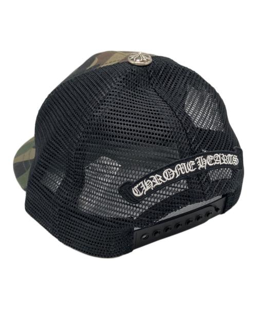 CHROME HEARTS（クロムハーツ）CHROME HEARTS (クロムハーツ) ROCKER ARCH PATCH トラッカーキャップ オリーブの古着・服飾アイテム