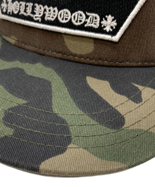 CHROME HEARTS（クロムハーツ）CHROME HEARTS (クロムハーツ) ROCKER ARCH PATCH トラッカーキャップ オリーブの古着・服飾アイテム