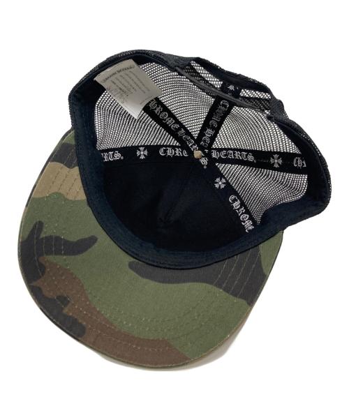 CHROME HEARTS（クロムハーツ）CHROME HEARTS (クロムハーツ) ROCKER ARCH PATCH トラッカーキャップ オリーブの古着・服飾アイテム