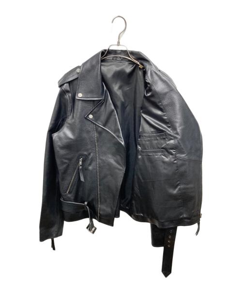 VIIBOY（バイボイ）VIIBOY (バイボイ) ライダースレザージャケット ブラック サイズ:Ｌの古着・服飾アイテム