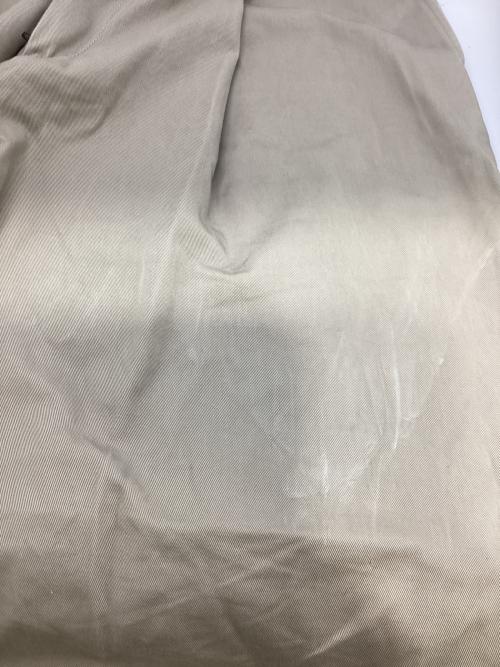 Traditional Weatherwear（トラディショナルウェザーウェア）Traditional Weatherwear (トラディショナルウェザーウェア) タックパンツ　UNIONSLACKS 103 ベージュ サイズ:Mの古着・服飾アイテム