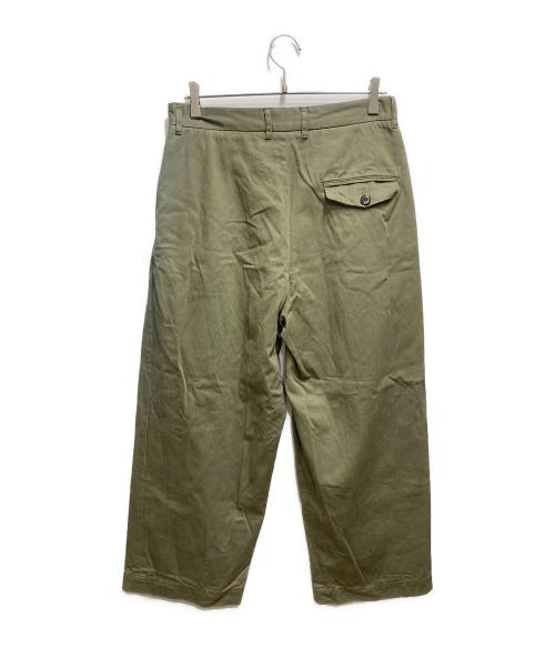 Traditional Weatherwear（トラディショナルウェザーウェア）Traditional Weatherwear (トラディショナルウェザーウェア) スラックス　タックパンツ　UNIONSLACKS カーキ サイズ:Mの古着・服飾アイテム
