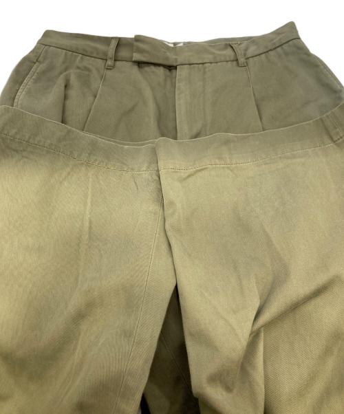 Traditional Weatherwear（トラディショナルウェザーウェア）Traditional Weatherwear (トラディショナルウェザーウェア) スラックス　タックパンツ　UNIONSLACKS カーキ サイズ:Mの古着・服飾アイテム