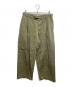 Traditional Weatherwear（トラディショナルウェザーウェア）の古着「スラックス　タックパンツ　UNIONSLACKS」｜カーキ