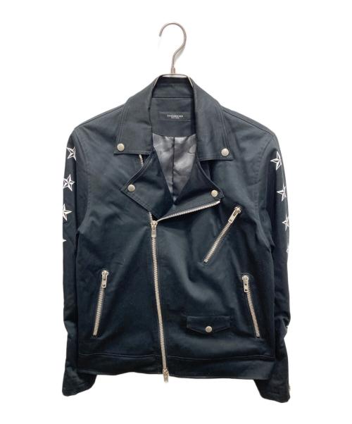 OVERDESIGN（オーバーデザイン）OVERDESIGN (オーバーデザイン) ライダースジャケット ブラック サイズ:Ｌの古着・服飾アイテム
