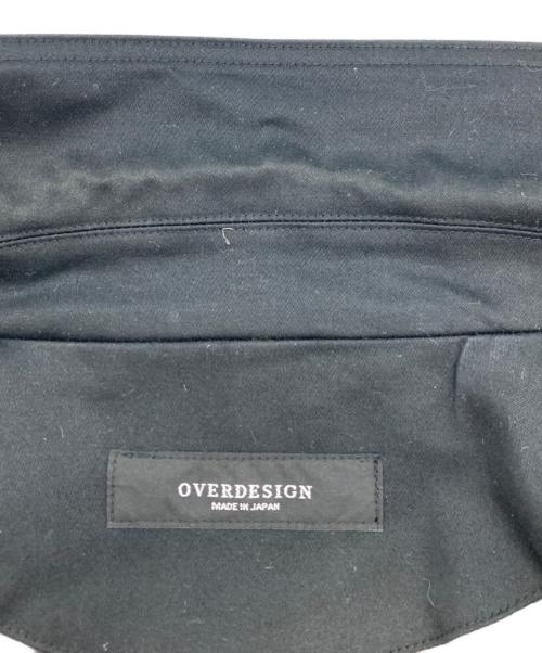 OVERDESIGN（オーバーデザイン）OVERDESIGN (オーバーデザイン) ライダースジャケット ブラック サイズ:Ｌの古着・服飾アイテム